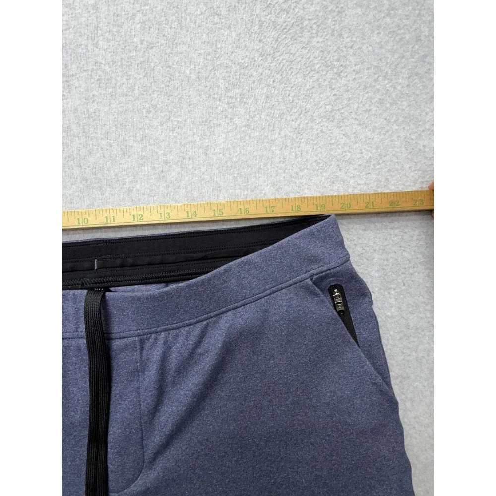 Public Rec Jogger Pants Mens 40x28 Blue Athletic Stretch Zip Pockets Casual